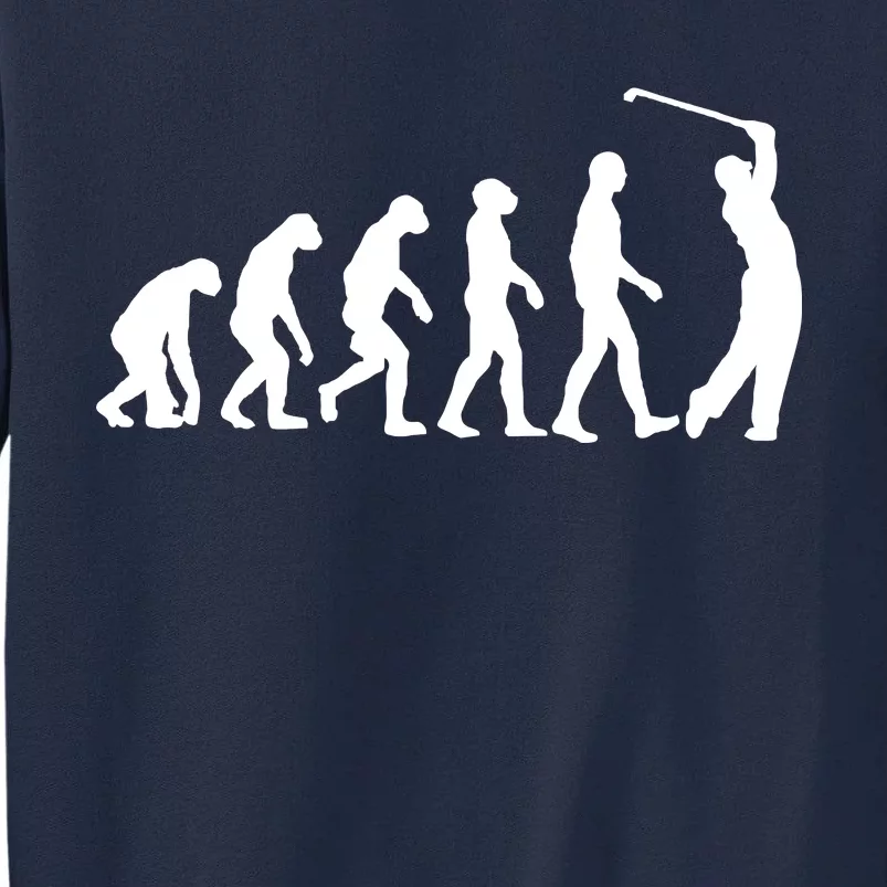 Golf Evolution Funny Golfer Tall Sweatshirt