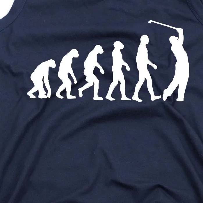 Golf Evolution Funny Golfer Tank Top