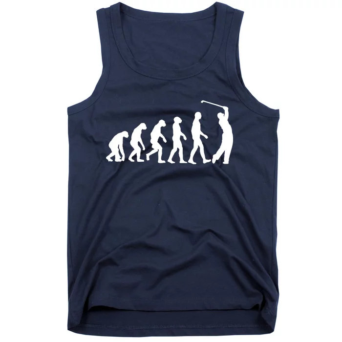 Golf Evolution Funny Golfer Tank Top