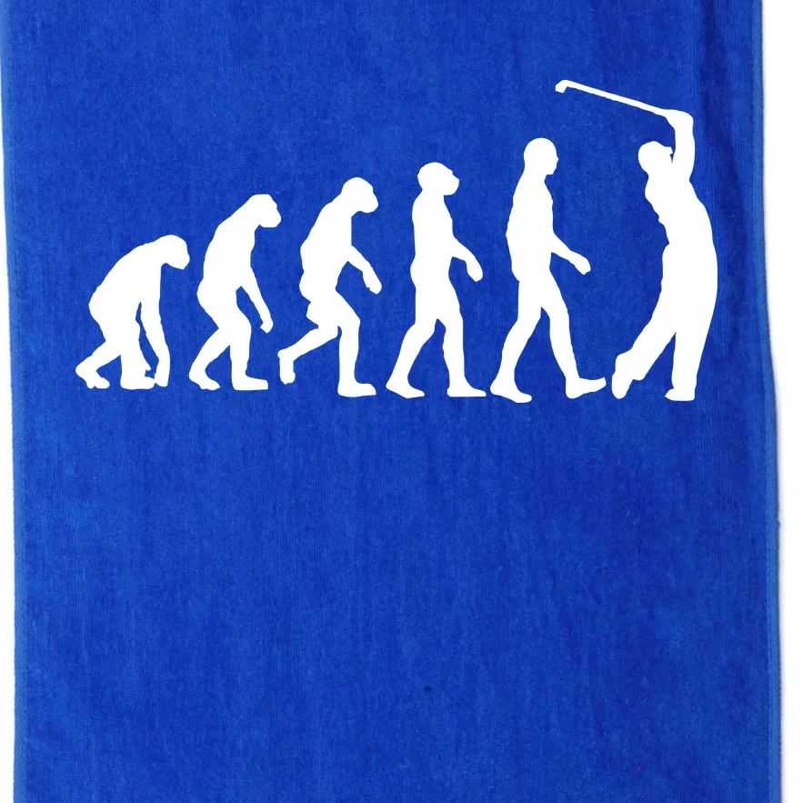 Golf Evolution Funny Golfer Platinum Collection Golf Towel