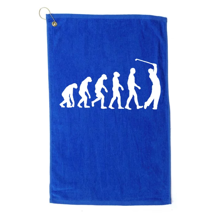 Golf Evolution Funny Golfer Platinum Collection Golf Towel