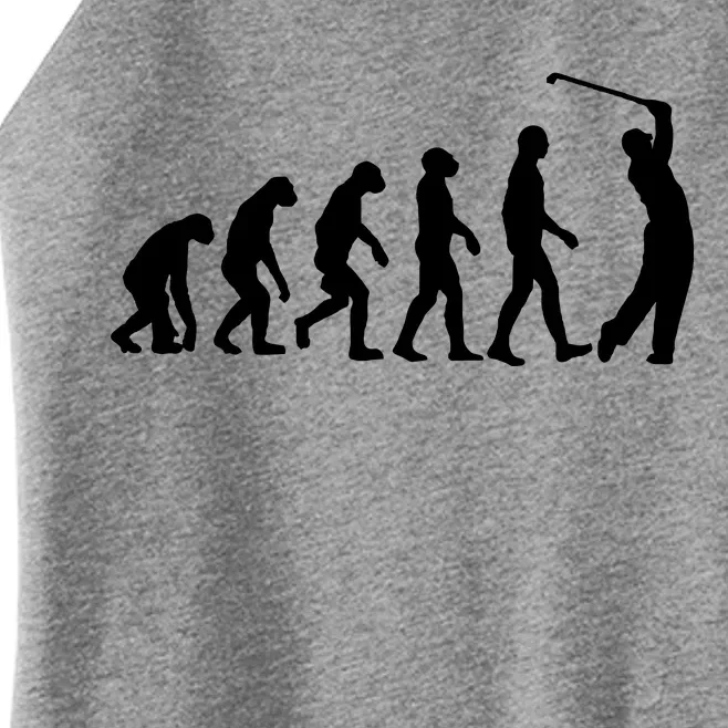 Golf Evolution Funny Golfer Women’s Perfect Tri Rocker Tank