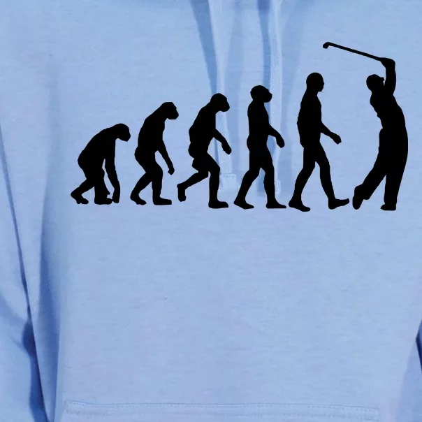 Golf Evolution Funny Golfer Unisex Surf Hoodie