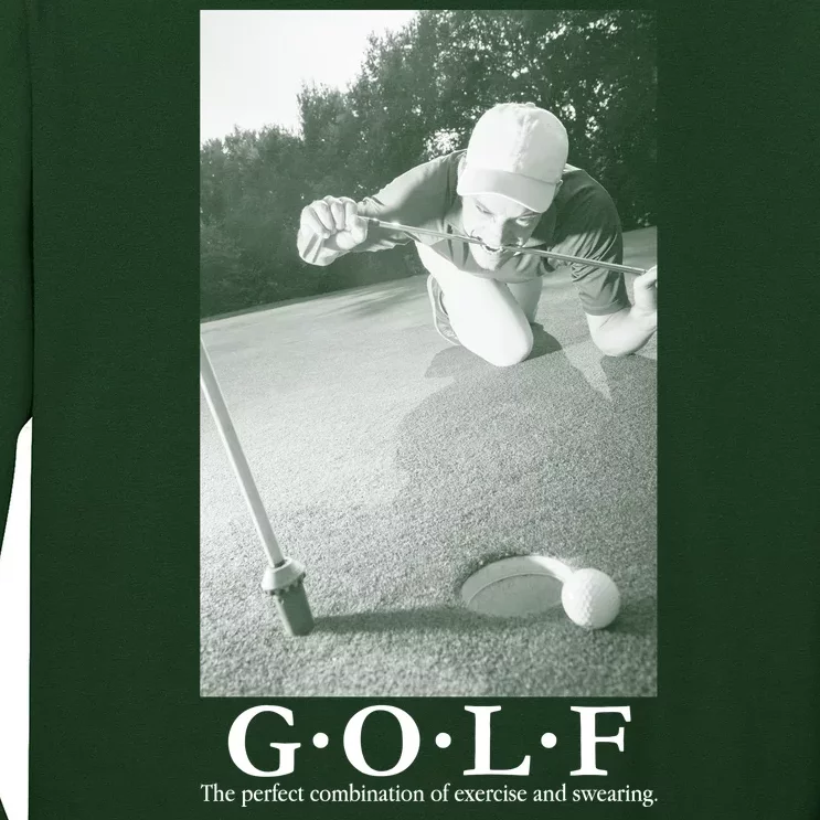 GOLF Perfect Combination Of Exercise And Swearing Long Sleeve Shirt