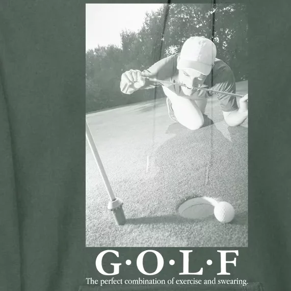 GOLF Perfect Combination Of Exercise And Swearing Premium Hoodie