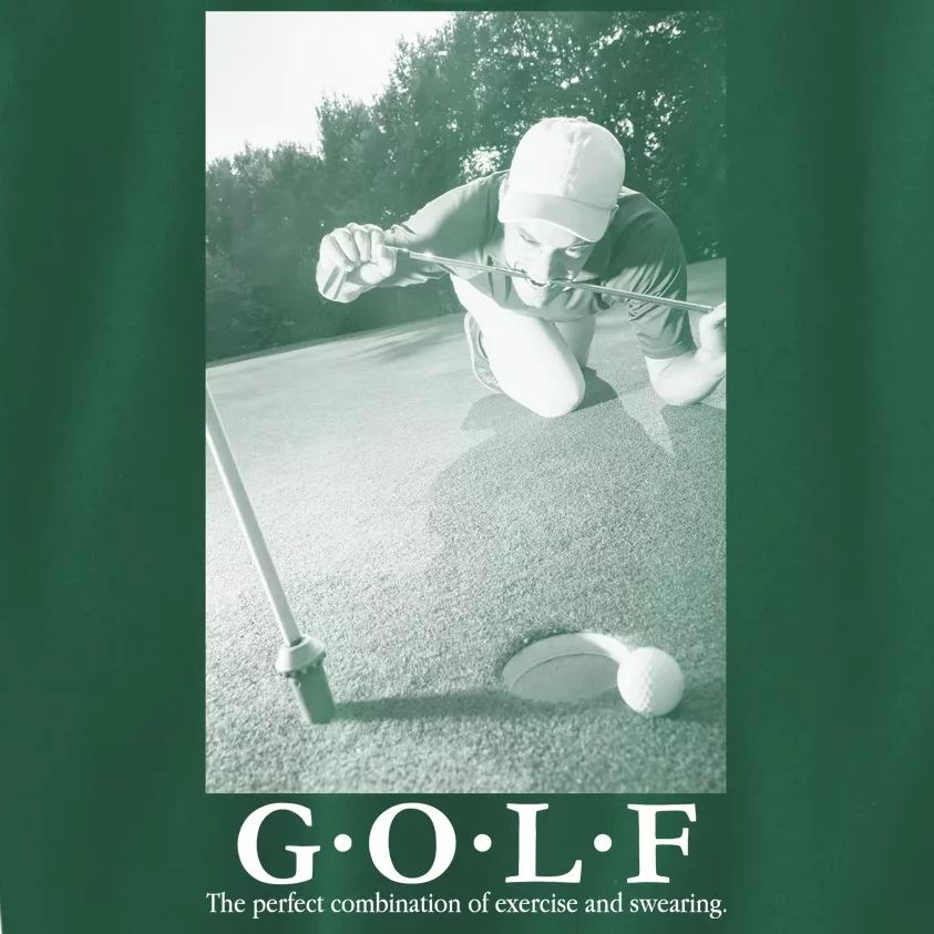 GOLF Perfect Combination Of Exercise And Swearing Kids Sweatshirt