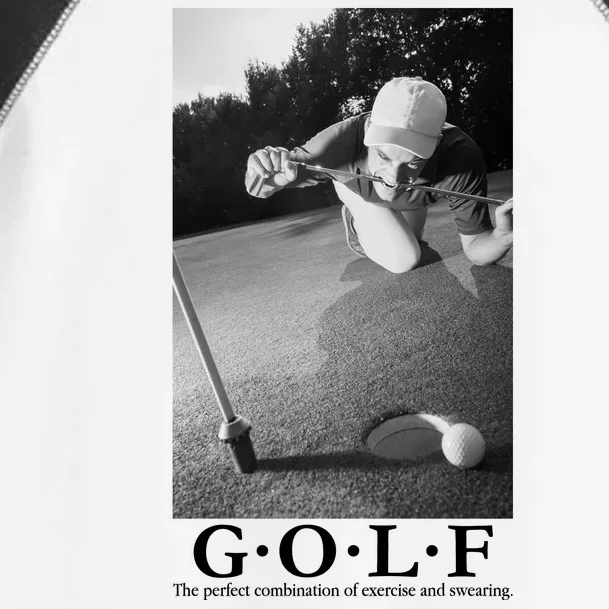 GOLF Perfect Combination Of Exercise And Swearing Toddler Fine Jersey T-Shirt