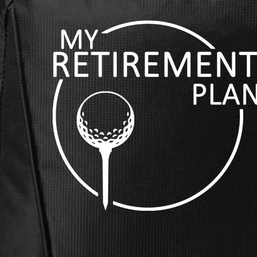 Golf Retirement Plan Funny City Backpack