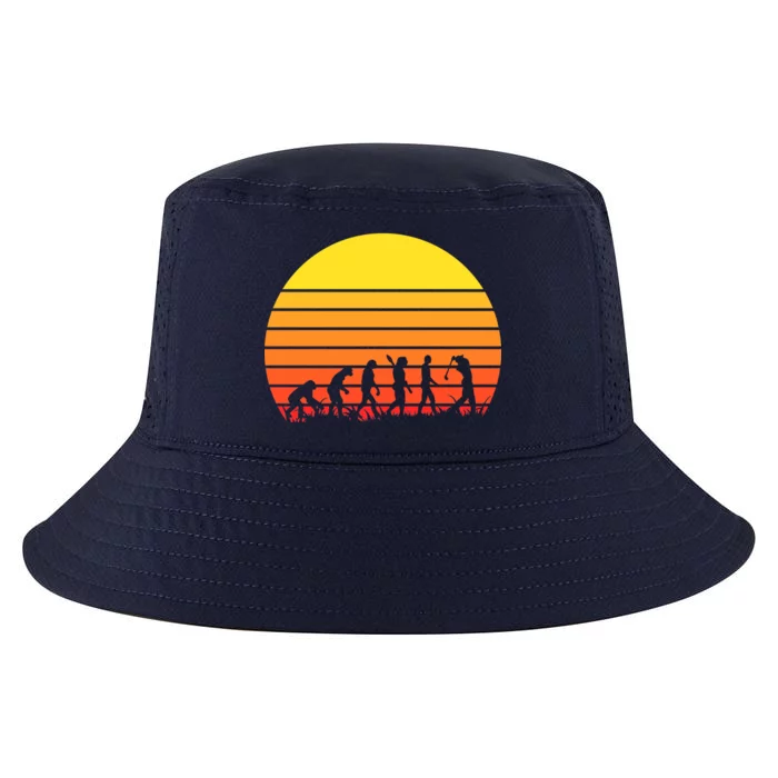 Golfer Evolution Sunset Cool Comfort Performance Bucket Hat