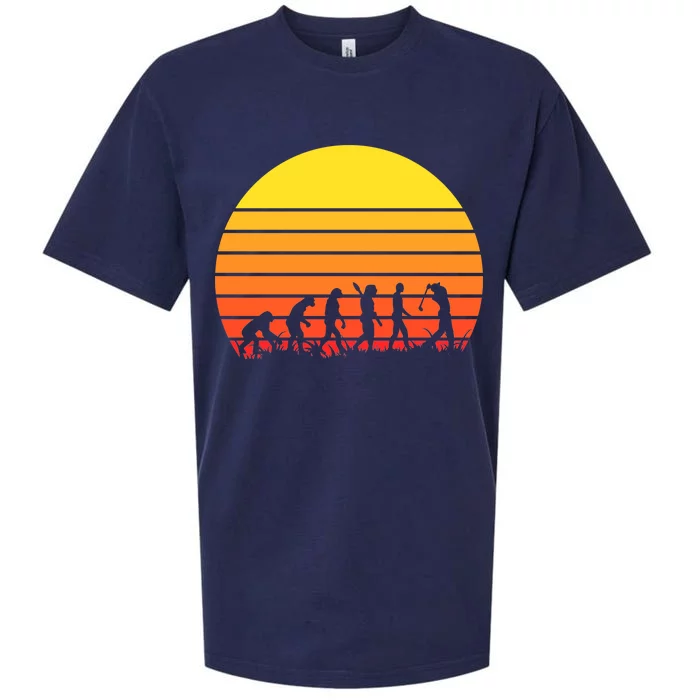 Golfer Evolution Sunset Sueded Cloud Jersey T-Shirt