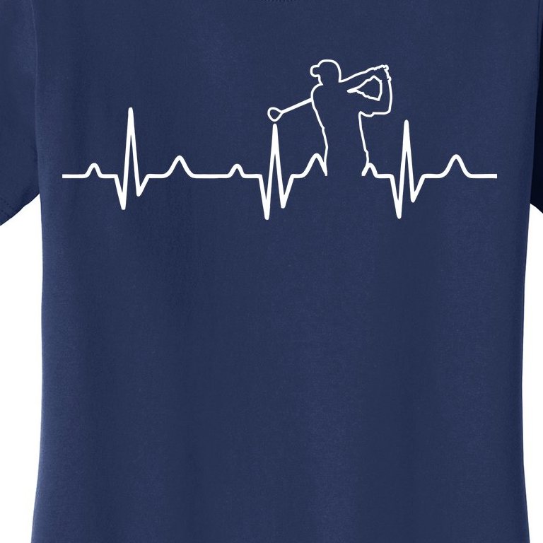 Golfer Heartbeat I Love Golf Women's T-Shirt