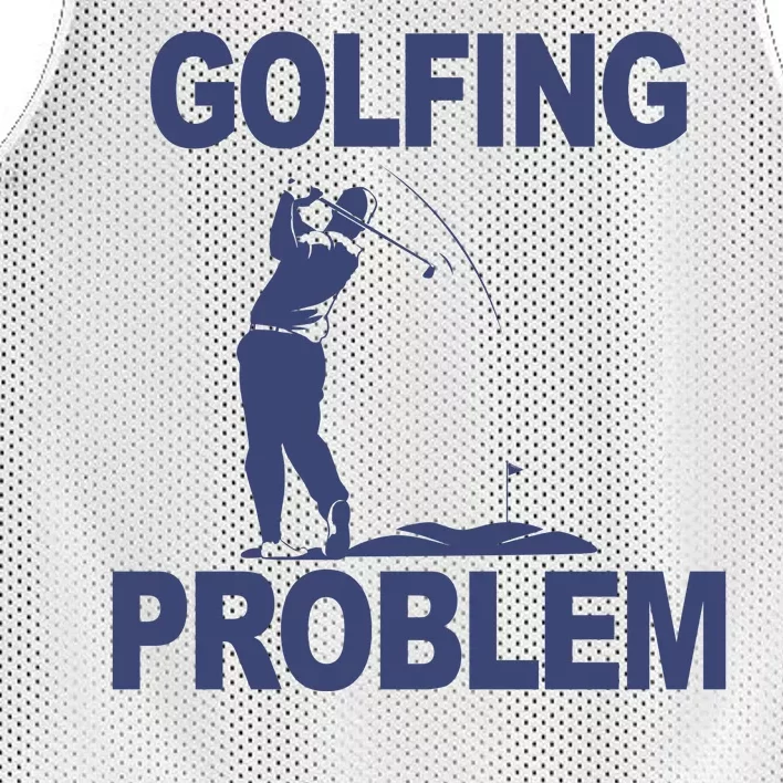 Golfing Problem Mesh Reversible Basketball Jersey Tank