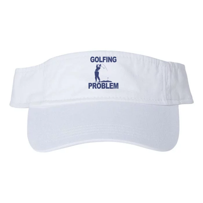 Golfing Problem Valucap Bio-Washed Visor