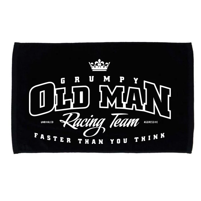 Grumpy Old Man Racing Team MX For Grandfather Microfiber Hand Towel