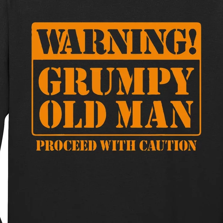 Grumpy Old Man For Grandfathers Dads Tall Long Sleeve T-Shirt