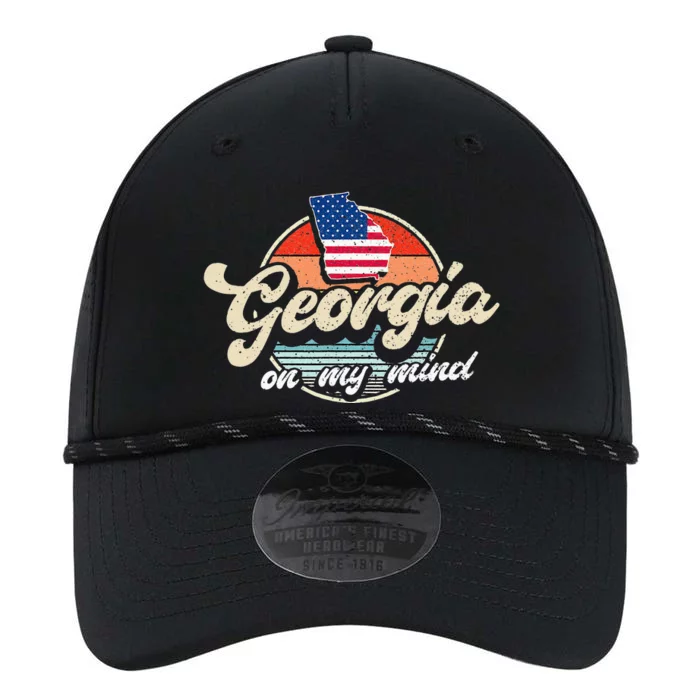 Georgia On My Mind The Peach State Retro USA Proud Georgian Performance The Dyno Cap