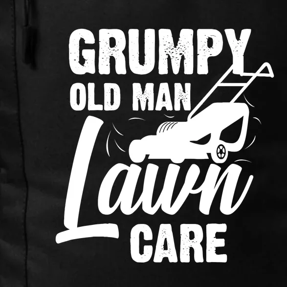 Grumpy Old Man Lawn Care Grass Cutting Lawn Mower Gift Daily Commute Backpack