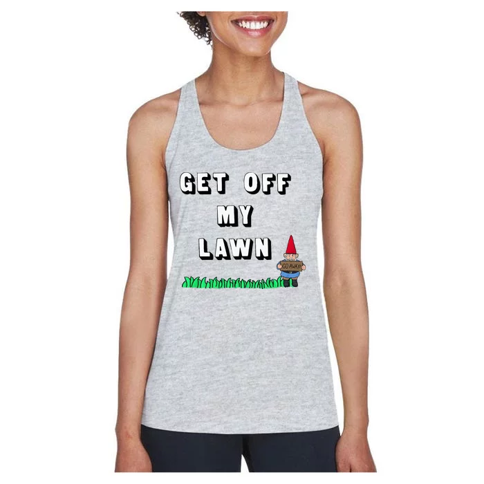 Get Off My Lawn Women's Racerback Tank