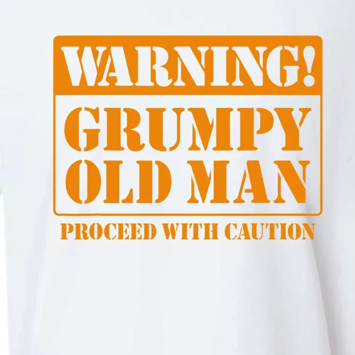 Grumpy Old Man for Grandfathers Dads Father's Day Sueded Cloud Jersey T-Shirt