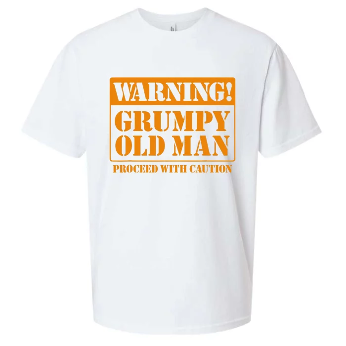 Grumpy Old Man for Grandfathers Dads Father's Day Sueded Cloud Jersey T-Shirt