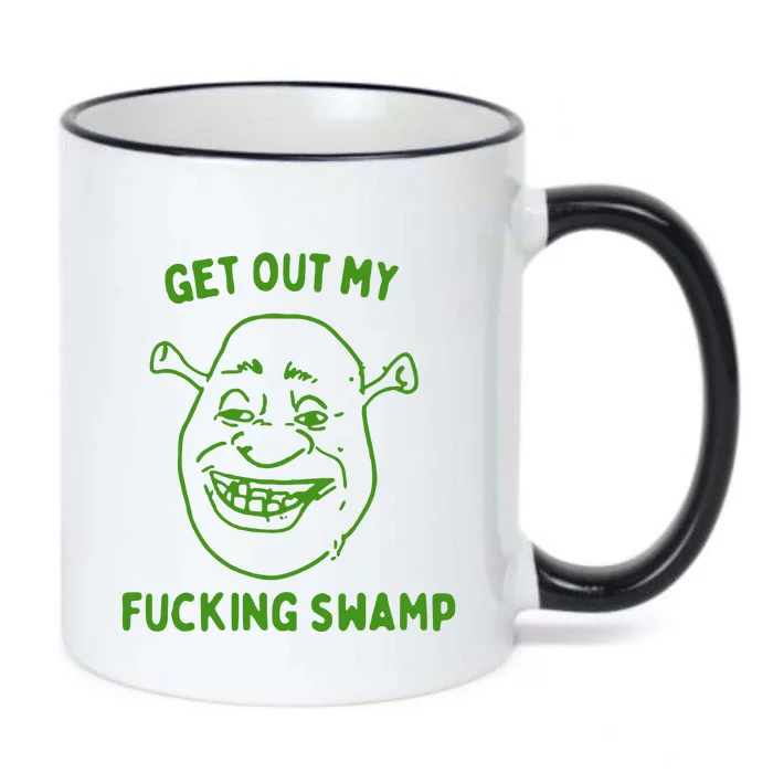 Get Out My Fucking Swamp Black Color Changing Mug