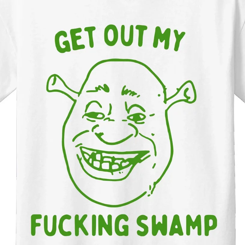 Get Out My Fucking Swamp Kids T-Shirt