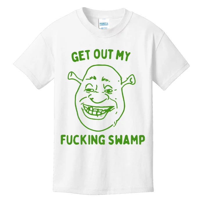 Get Out My Fucking Swamp Kids T-Shirt