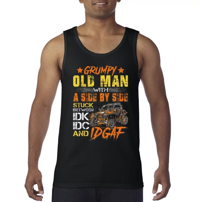 Grumpy Old Man Sxs Utv Side By Side Tank Top