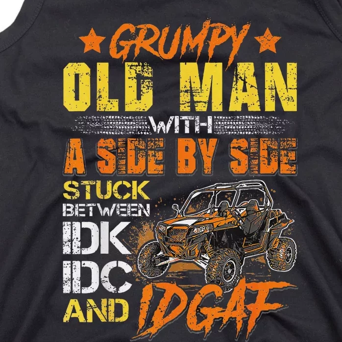 Grumpy Old Man Sxs Utv Side By Side Tank Top