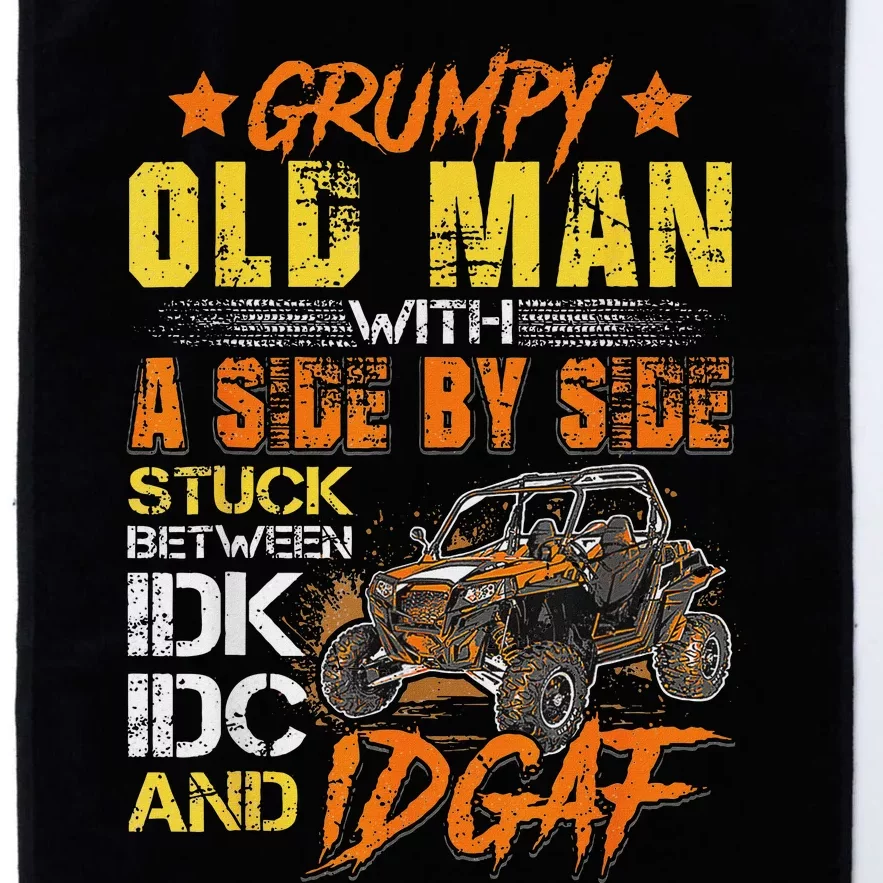 Grumpy Old Man Sxs Utv Side By Side Platinum Collection Golf Towel