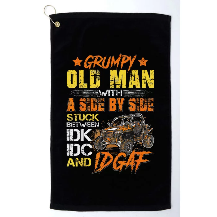 Grumpy Old Man Sxs Utv Side By Side Platinum Collection Golf Towel