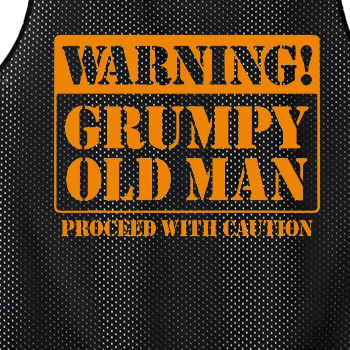 Grumpy Old Man For Grandfathers Dads Fathers Day Mesh Reversible Basketball Jersey Tank