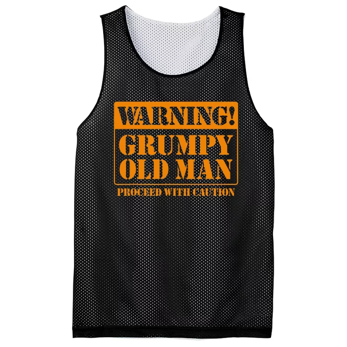 Grumpy Old Man For Grandfathers Dads Fathers Day Mesh Reversible Basketball Jersey Tank