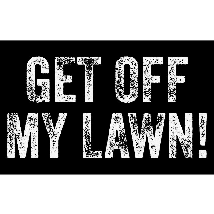 Get Off My Lawn! Funny Senior Citizen Old People Vintage Bumper Sticker