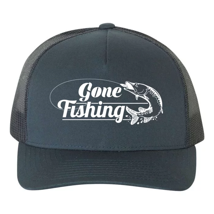 Gone Fishing Logo Yupoong Adult 5-Panel Trucker Hat