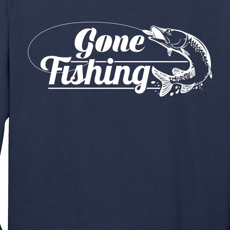 Gone Fishing Logo Long Sleeve Shirt