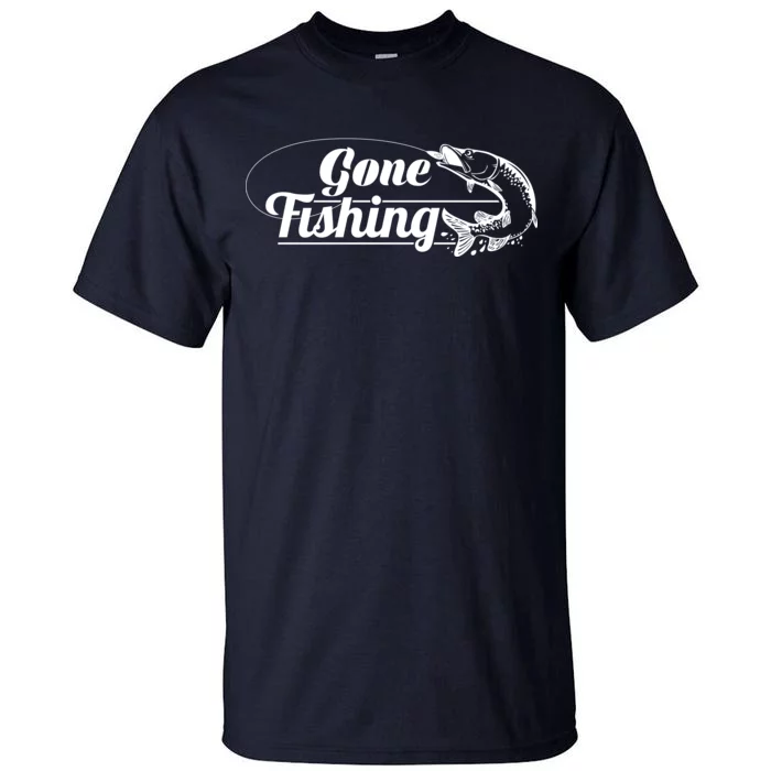 Gone Fishing Logo Tall T-Shirt