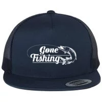 Gone Fishing Be Back Soon to Go Hunting Trucker Hat