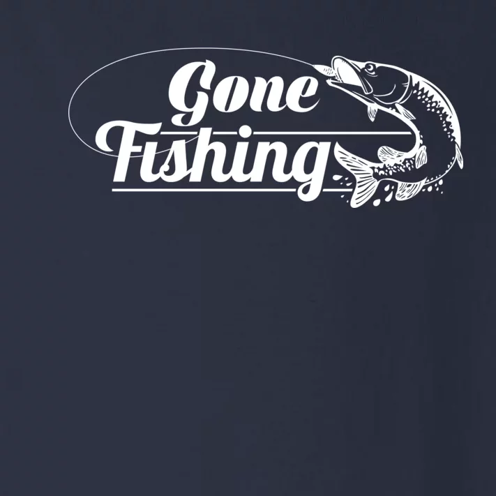 Gone Fishing Logo Toddler Long Sleeve Shirt