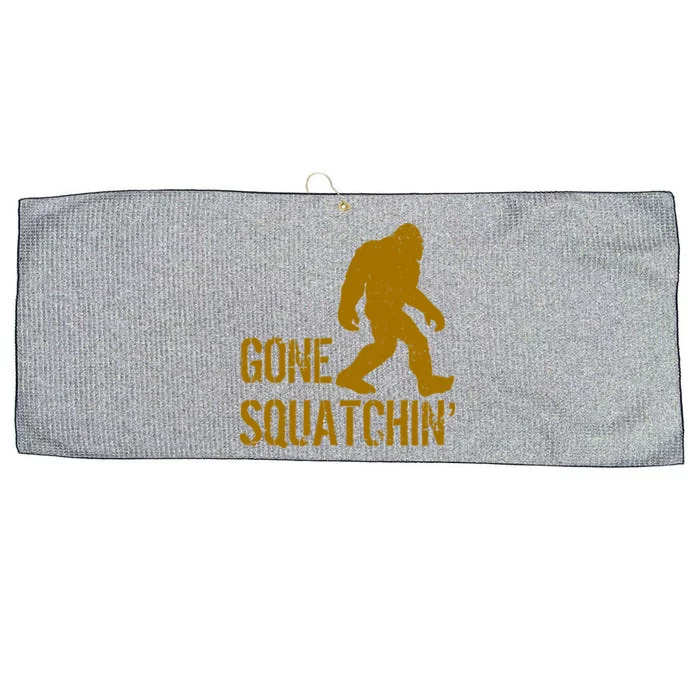 Gone Squatchhin Large Microfiber Waffle Golf Towel