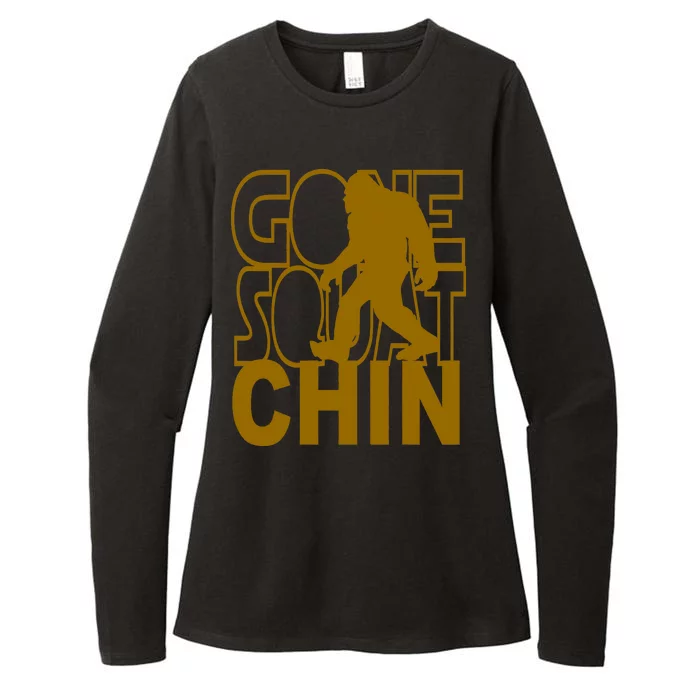 Gone Squatchhin Funny Sasquatch Womens CVC Long Sleeve Shirt