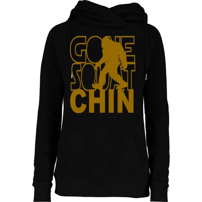 Gone Squatchhin Funny Sasquatch Womens Funnel Neck Pullover Hood