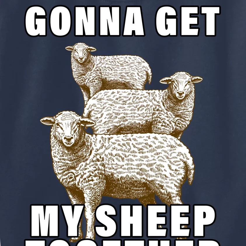 Gonna Get My Sheep Together Kids Sweatshirt