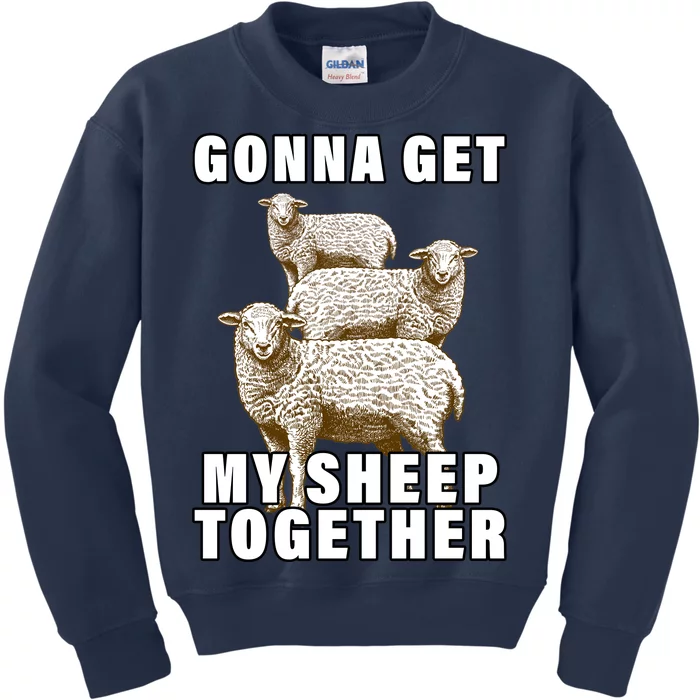 Gonna Get My Sheep Together Kids Sweatshirt