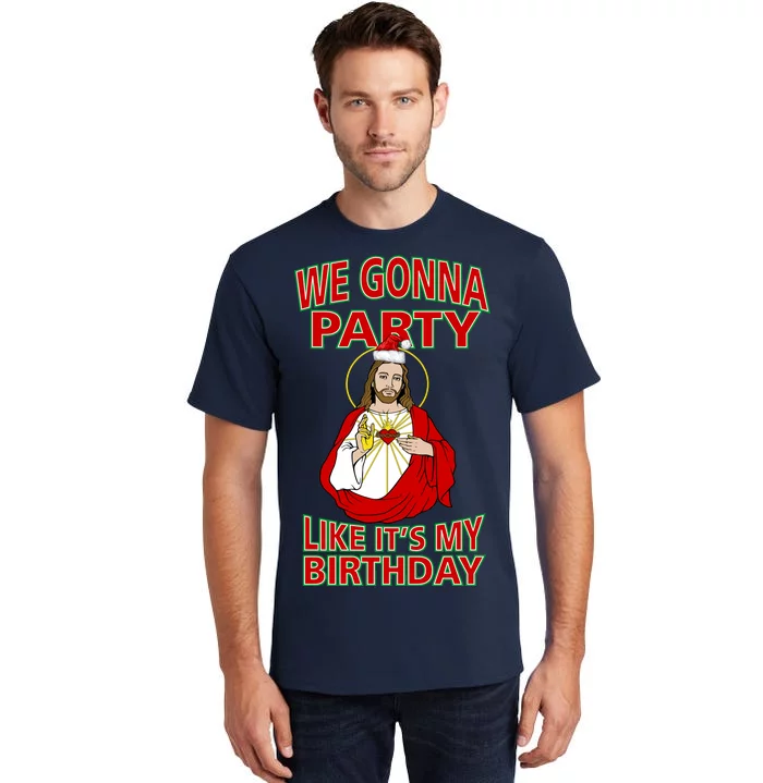 Gonna Party Like It's My Birthday Jesus Tall T-Shirt