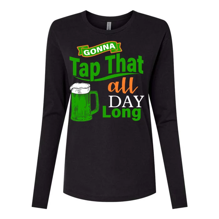 Gonna Tap That All Day Long Womens Cotton Relaxed Long Sleeve T-Shirt