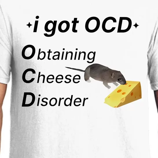 Gotfunny Ocd Obtaining Cheese Disorder Pajama Set