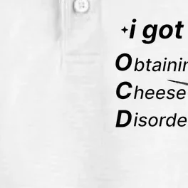 Gotfunny Ocd Obtaining Cheese Disorder Dry Zone Grid Performance Polo