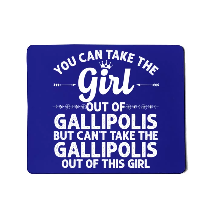 Girl Out Of Gallipolis Oh Ohio Gift Funny Home Roots Usa Gift Mousepad