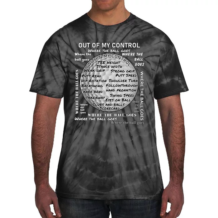 Golf Out Of My Control Tie-Dye T-Shirt